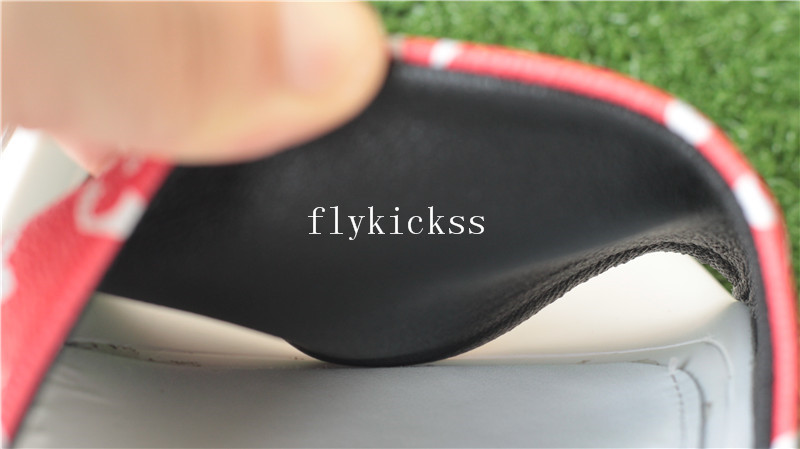 LVS Supemre Slipper White Red